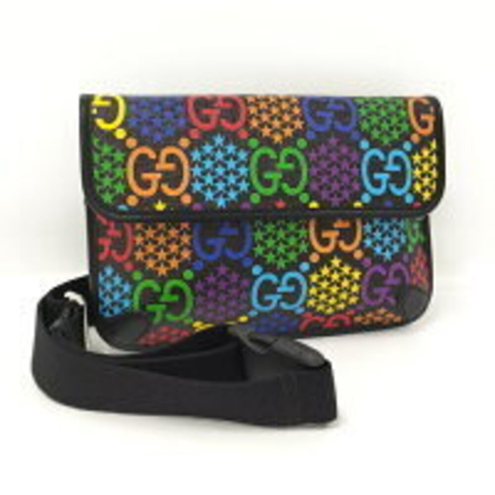 GUCCI waist bag GG psychedelic leather star multicolor